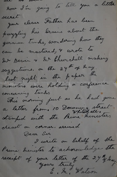 Downing Street letter