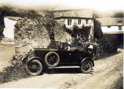 Car at Pendower 1930